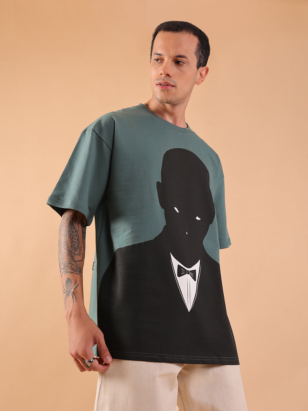 Sapphire Blue Oversized “Gentleman” T-Shirt | HangerLoop Unisex Streetwear Tee