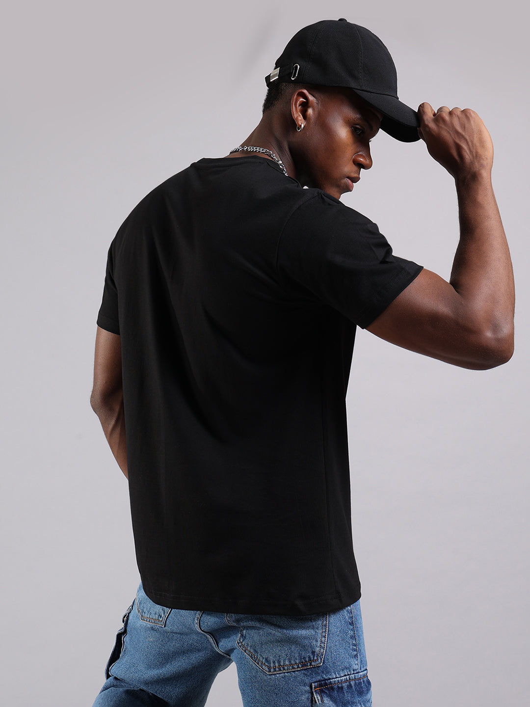 Black Regular Fit T-Shirt - It's Not That Serious