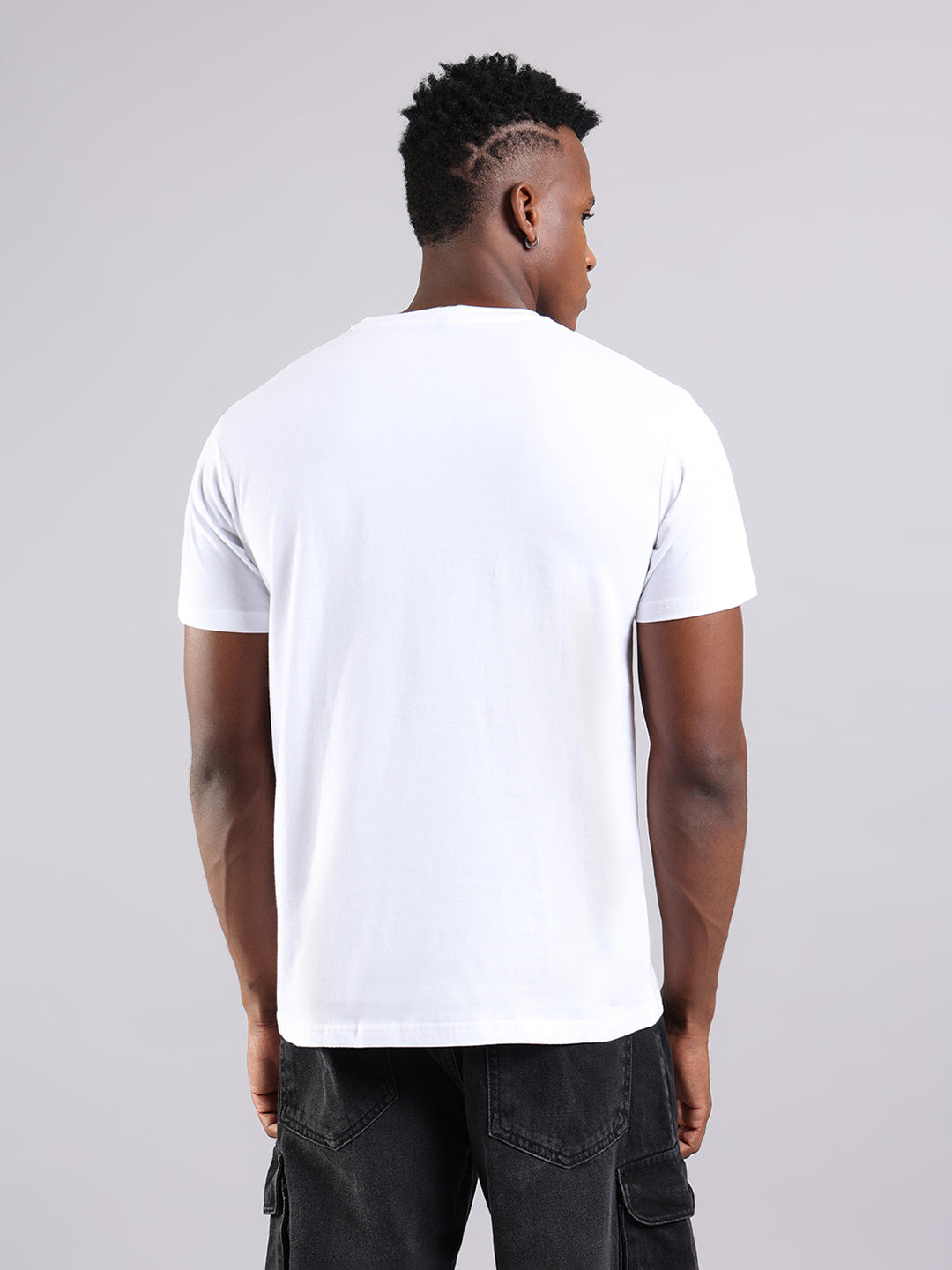 White Regular Fit Tshirt - “Trust the Process”