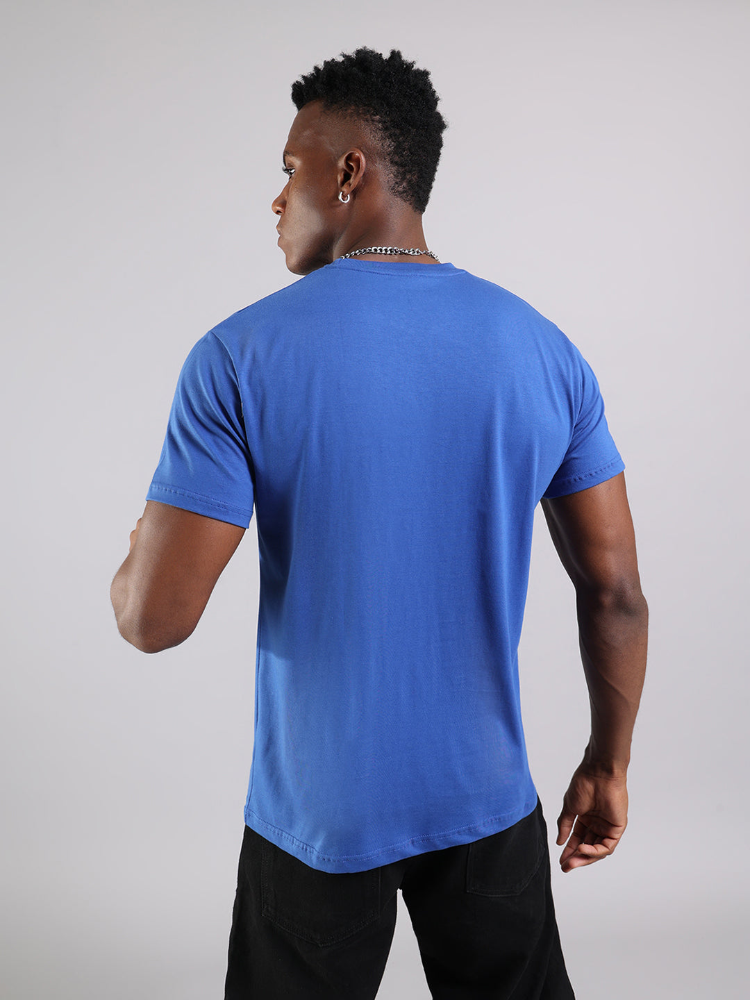 Royal Blue Adventure Quote Regular Fit T-Shirt