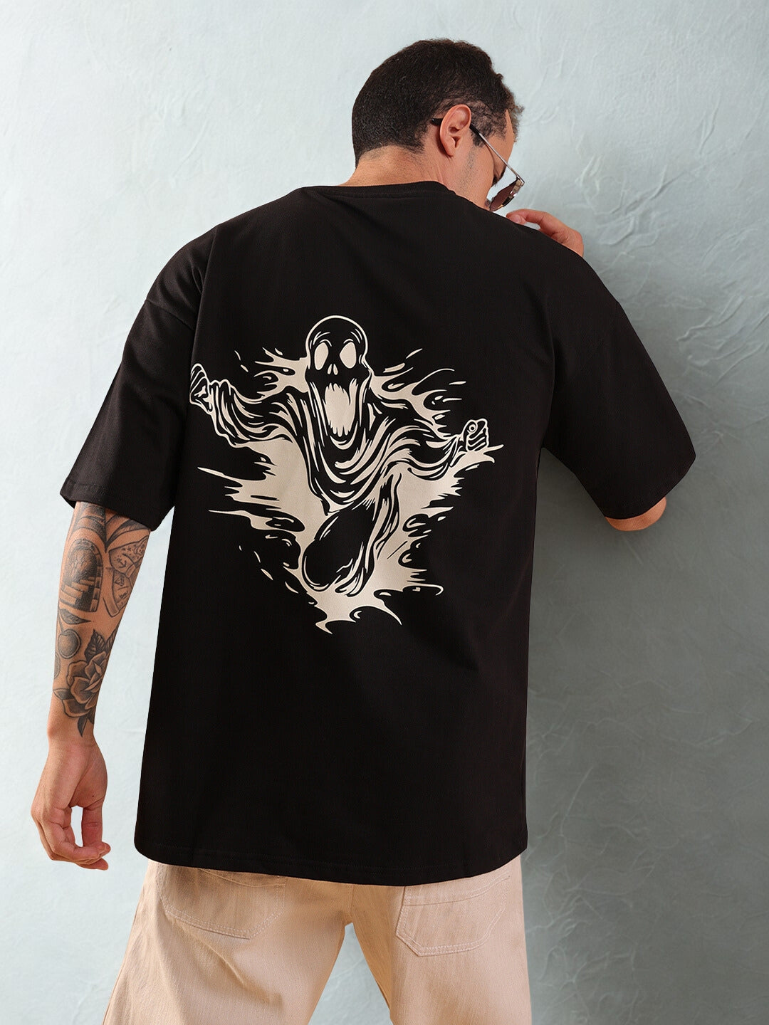 GHOOOST ゴースト　手描き　Tシャツ　グラベル Ghost In The Shell Shirt | Occult Clothing
