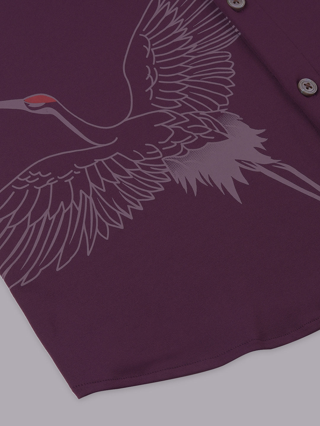 Opaque Printed Knitted Half Sleeve Shirt – Effortless Comfort & Style - Maroon
