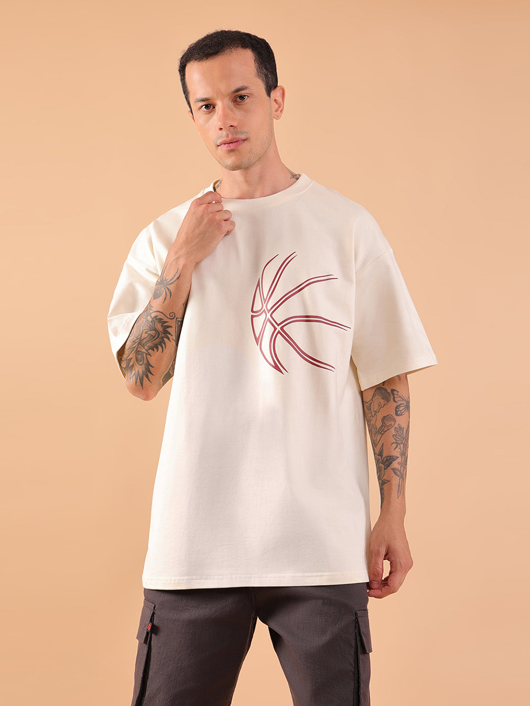 Test All Your Limits – Oversized Antique White T-Shirt | HangerLoop Unisex Streetwear Tee