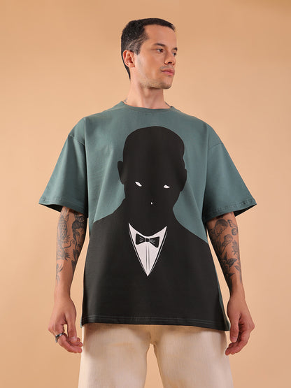Sapphire Blue Oversized “Gentleman” T-Shirt | HangerLoop Unisex Streetwear Tee