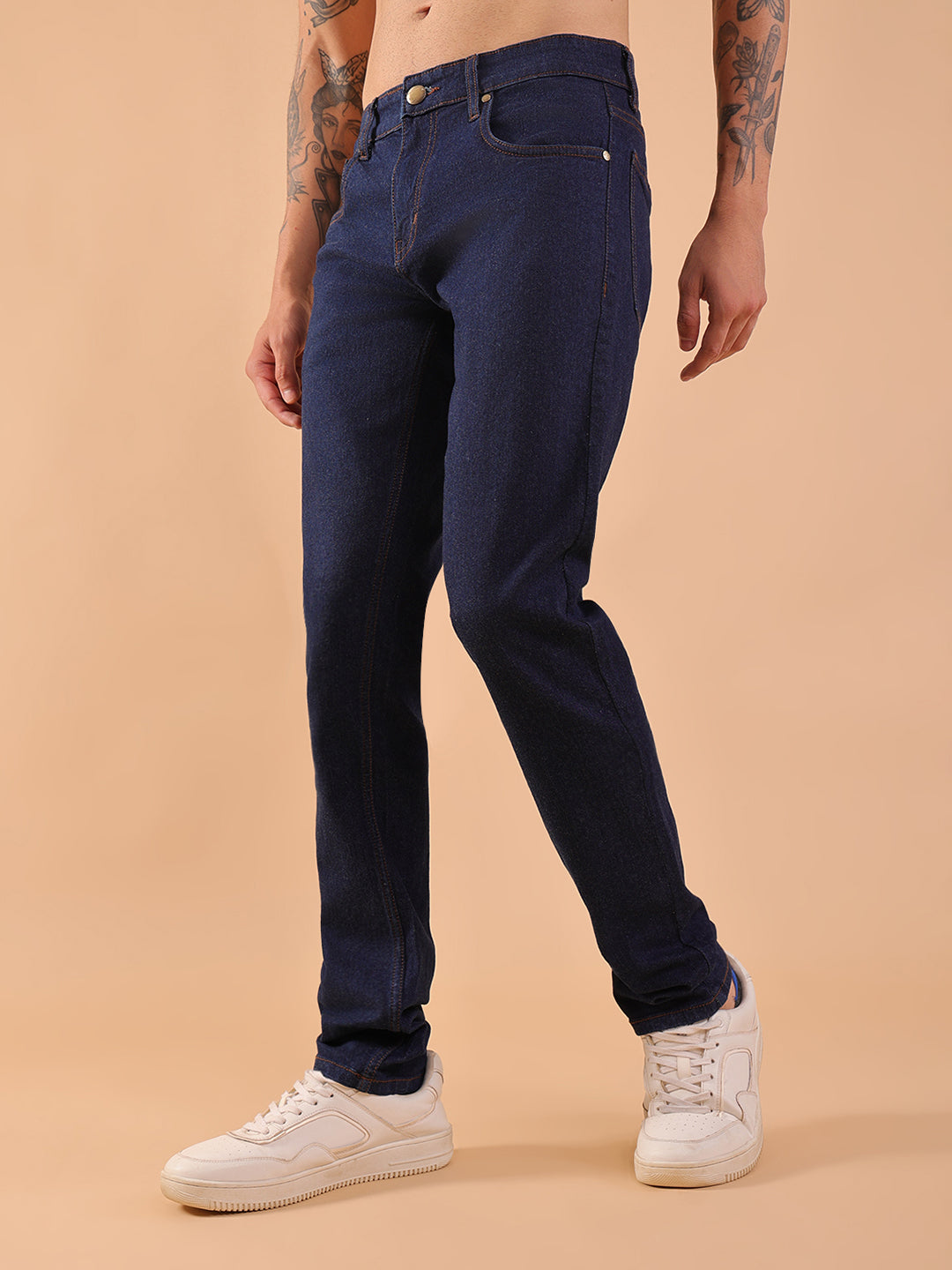Man's Regular Fit Jeans - Indigo