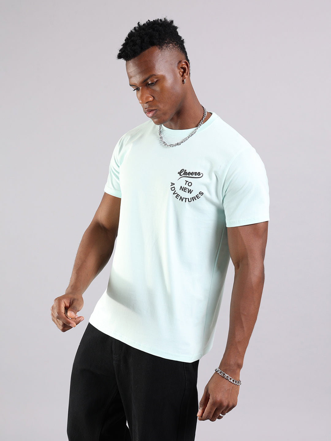 Aqua Adventure Quote Regular Fit T-Shirt
