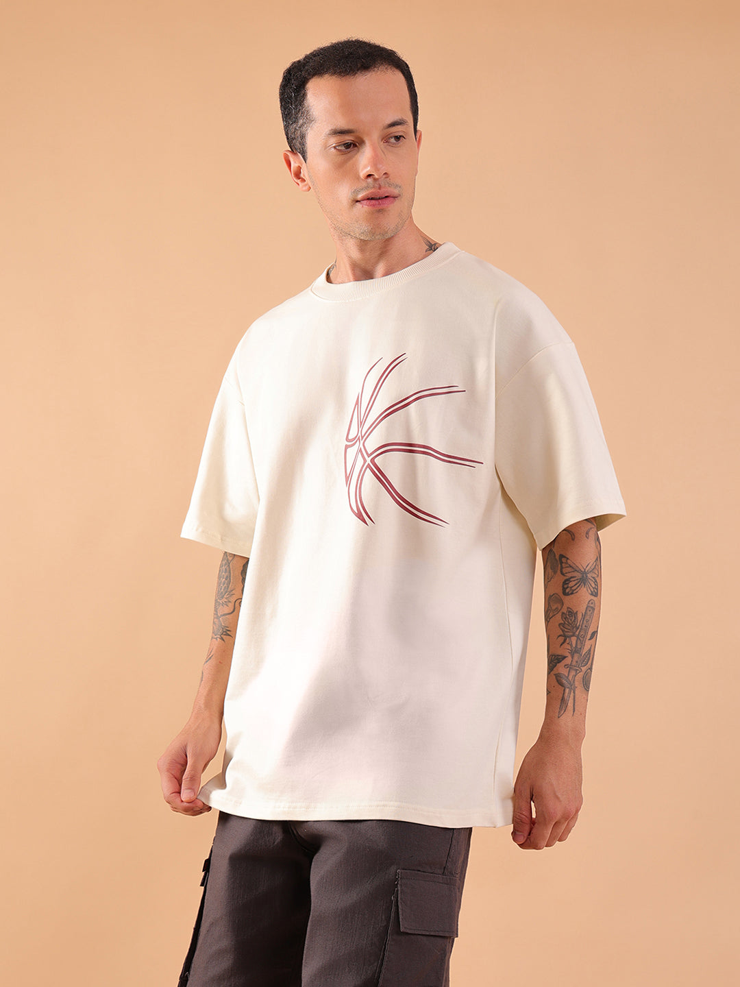 Test All Your Limits – Oversized Antique White T-Shirt | HangerLoop Unisex Streetwear Tee