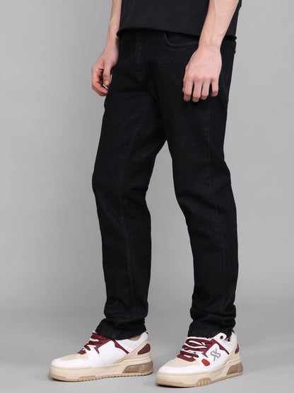 Men Slim Fit Jeans - Black