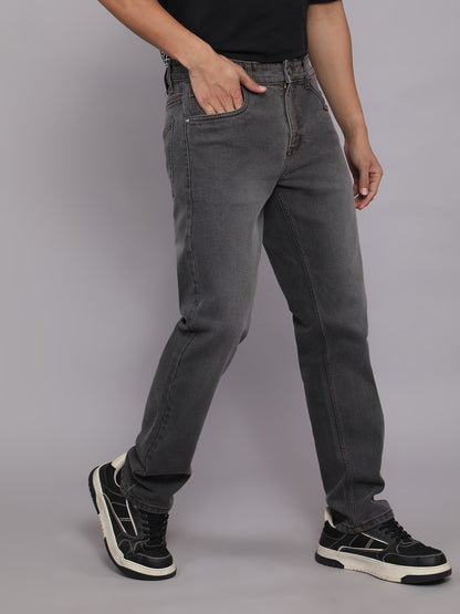 Men Slim Fit Jeans - Grey