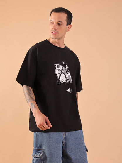 There Is Never Enough Time – Oversized Black T-Shirt | HangerLoop Unisex Streetwear Tee