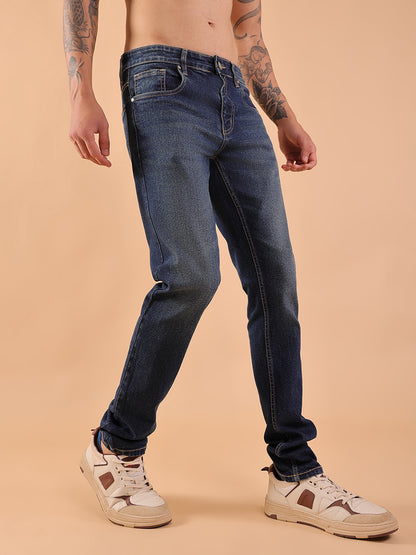 Man's Regular Fit Jeans - Navy