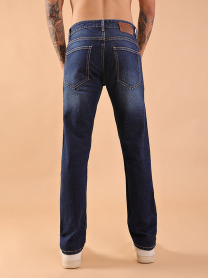 Man's Regular Fit Jeans - Washed Blue
