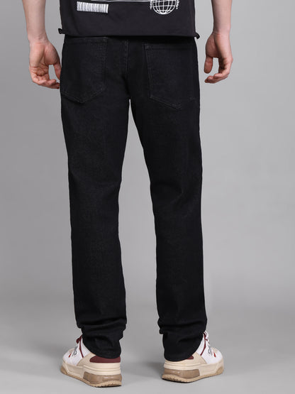Men Slim Fit Jeans - Black