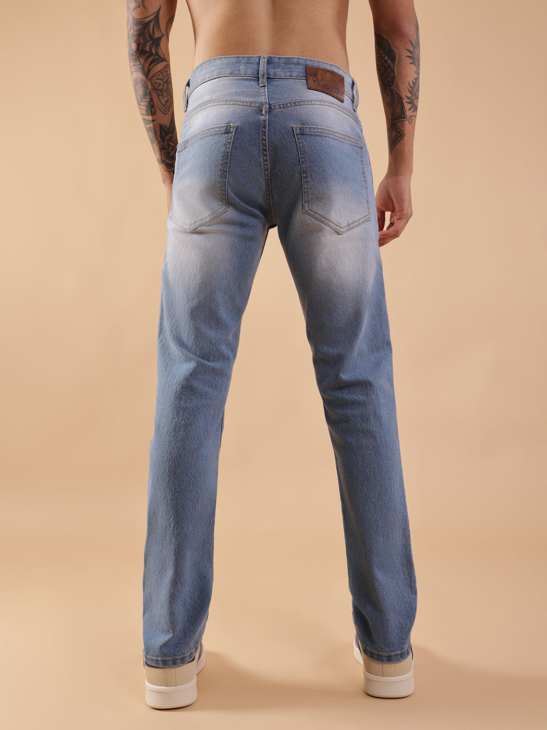 Men Slim Fit Jeans - Light Blue
