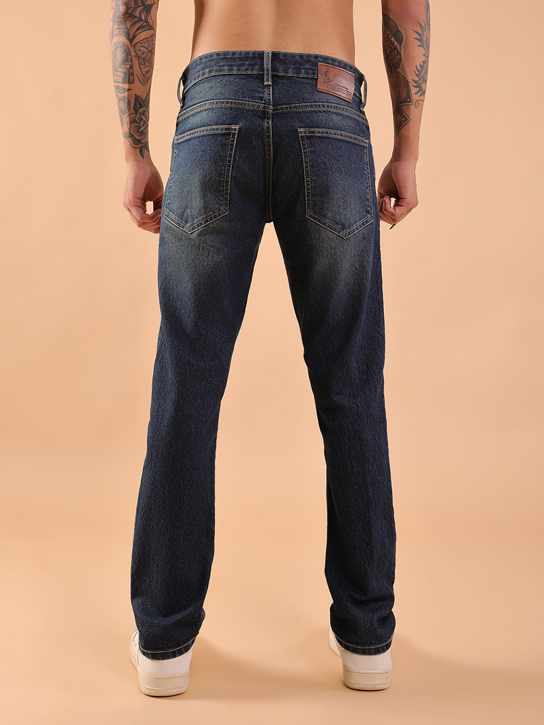 Men Slim Fit Jeans - Dark Indigo