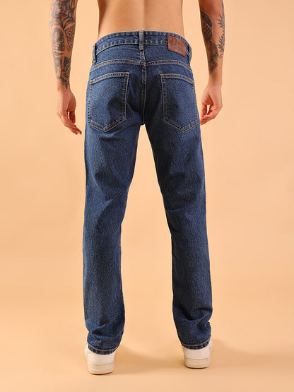Men Slim Fit Jeans - Faded Indigo