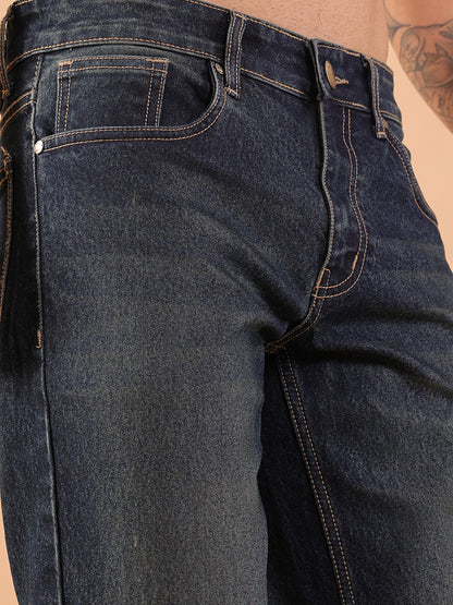 Men Slim Fit Jeans - Vintage Green