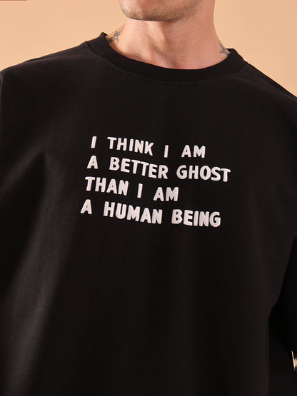 GHOST – Oversized Glow-in-the-Dark Graphic T-Shirt | HangerLoop Unisex Streetwear Tee