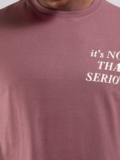 Metalic Rose Regular Fit T-Shirt -  “It’s Not That Serious”