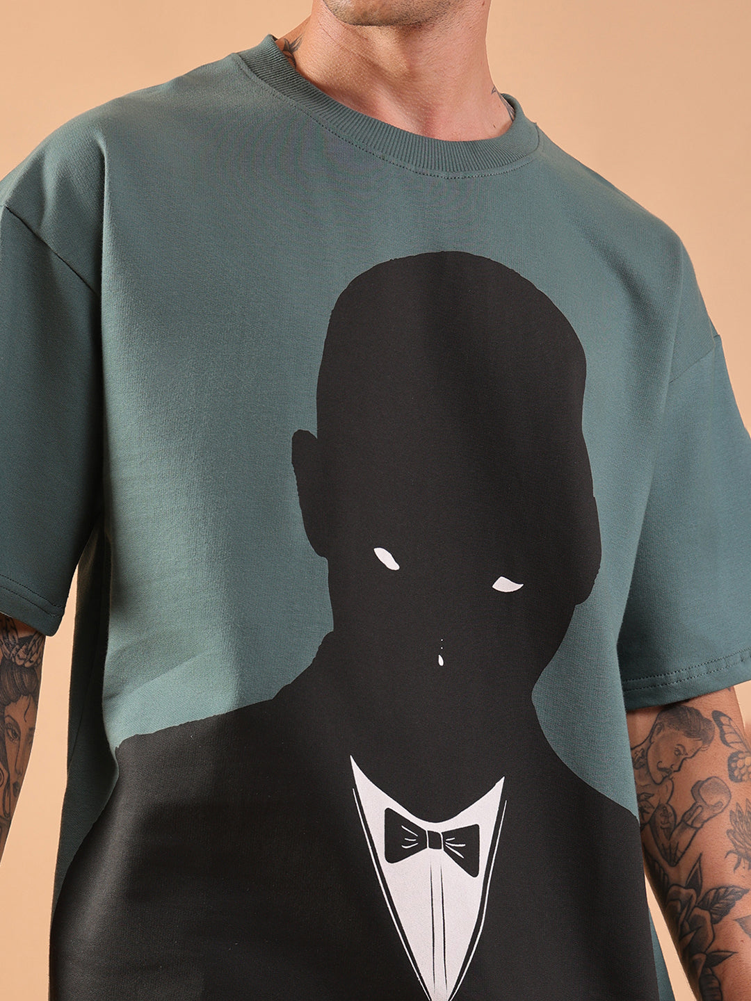 Sapphire Blue Oversized “Gentleman” T-Shirt | HangerLoop Unisex Streetwear Tee
