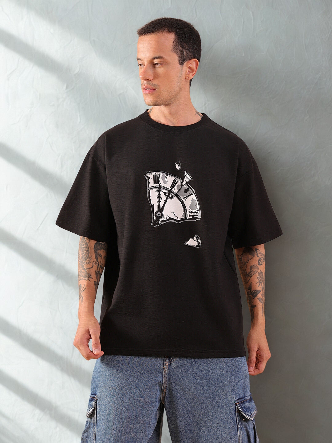 There Is Never Enough Time – Oversized Black T-Shirt | HangerLoop Unisex Streetwear Tee