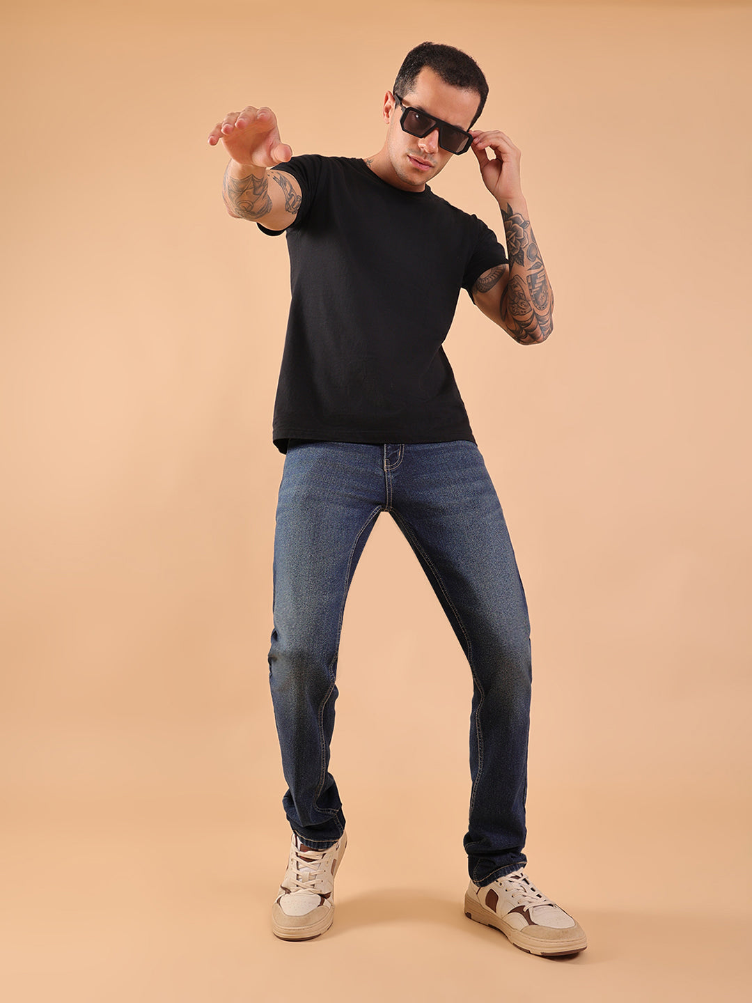 Man's Regular Fit Jeans - Navy