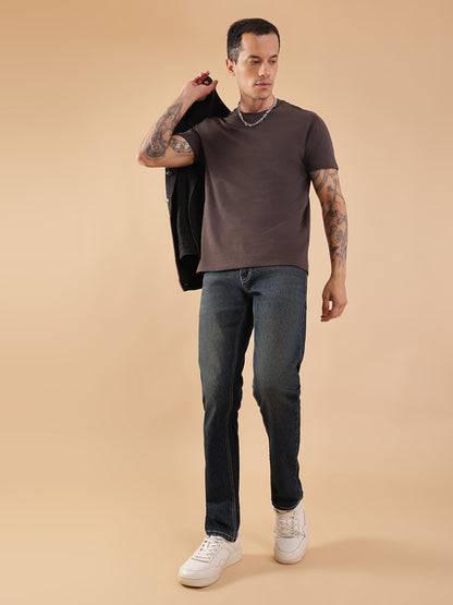 Men Slim Fit Jeans - Vintage Green
