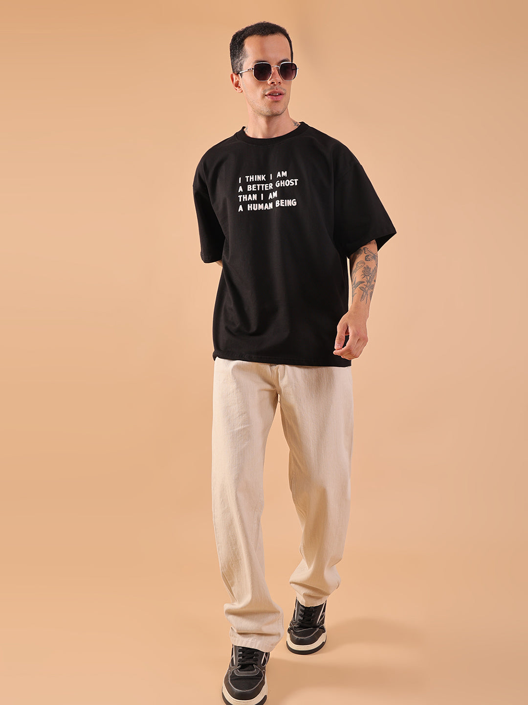 GHOST – Oversized Glow-in-the-Dark Graphic T-Shirt | HangerLoop Unisex Streetwear Tee