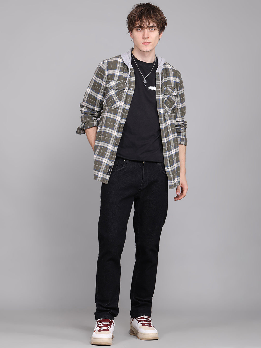 Men Slim Fit Jeans - Black