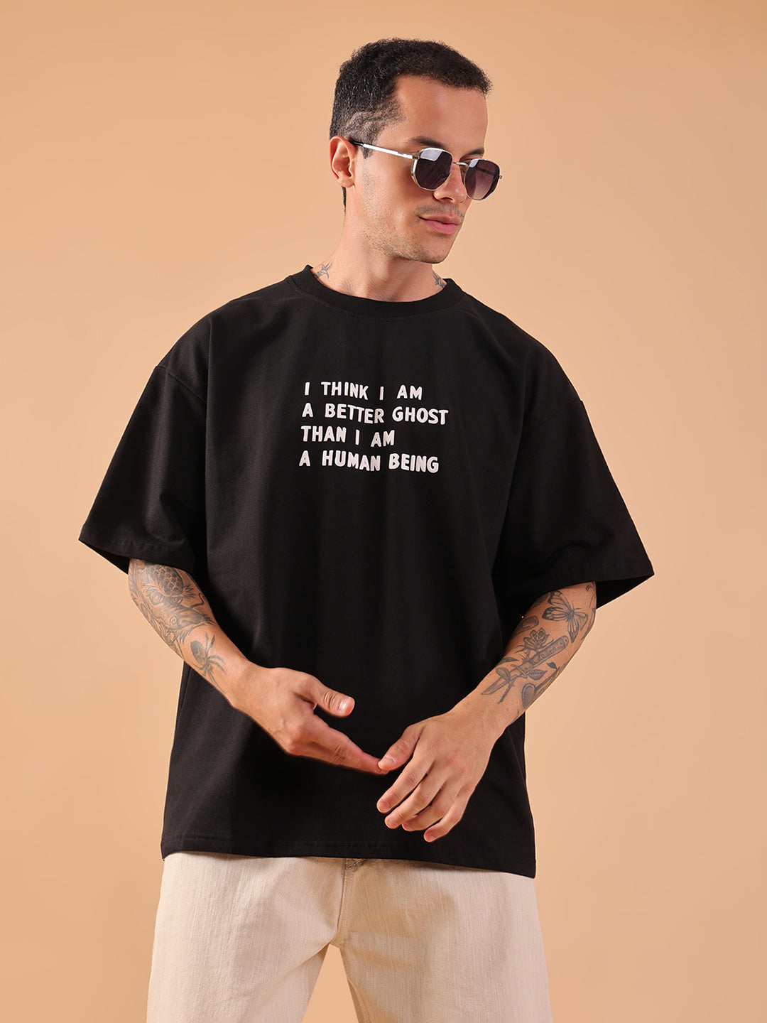 GHOST – Oversized Glow-in-the-Dark Graphic T-Shirt | HangerLoop Unisex Streetwear Tee