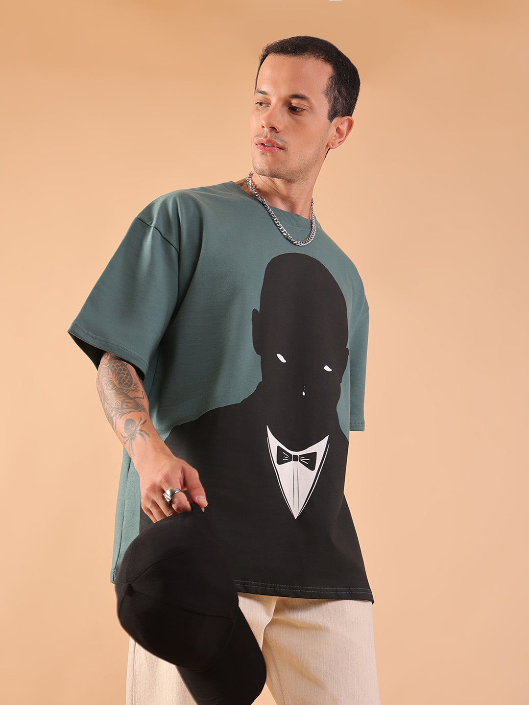 Sapphire Blue Oversized “Gentleman” T-Shirt | HangerLoop Unisex Streetwear Tee