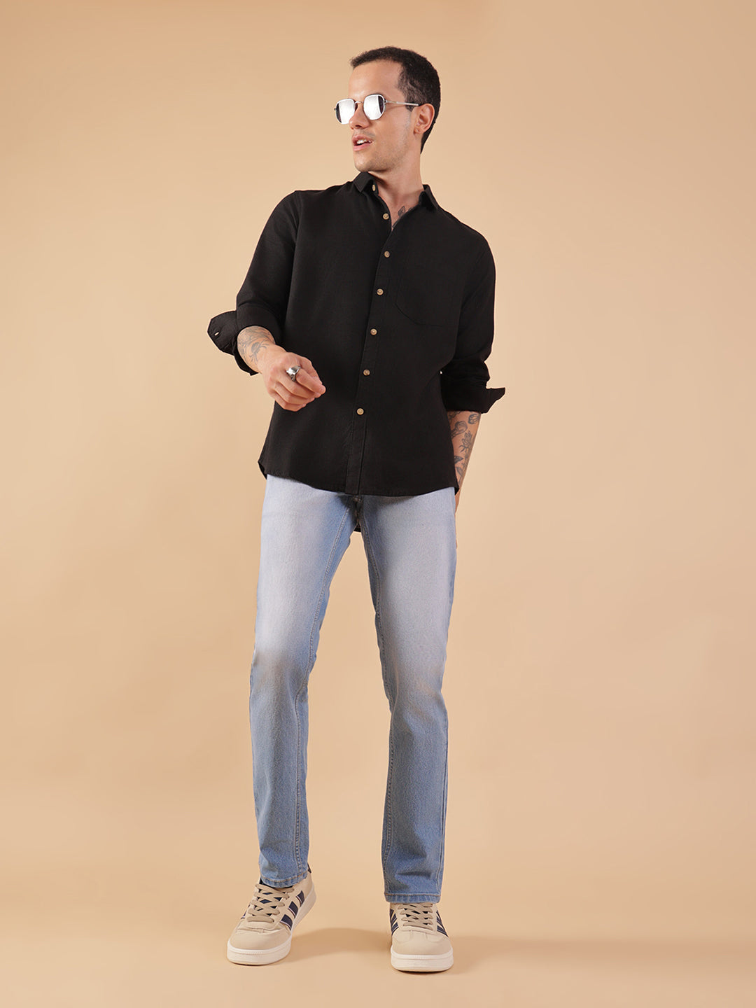 Men Slim Fit Jeans - Light Blue