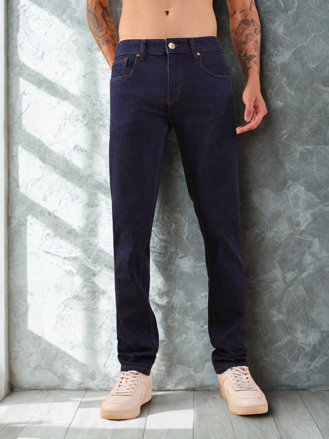 Man's Regular Fit Jeans - Indigo